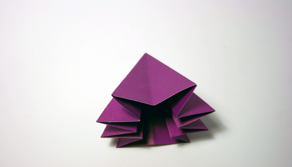purple origami